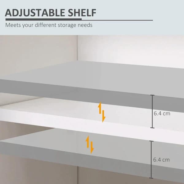 Rootz Underdel - Underdel - Badrumsskåp - Diskbänksskåp - Underdel med justerbar hylla - 60 cm x 30 cm x 62,5 cm