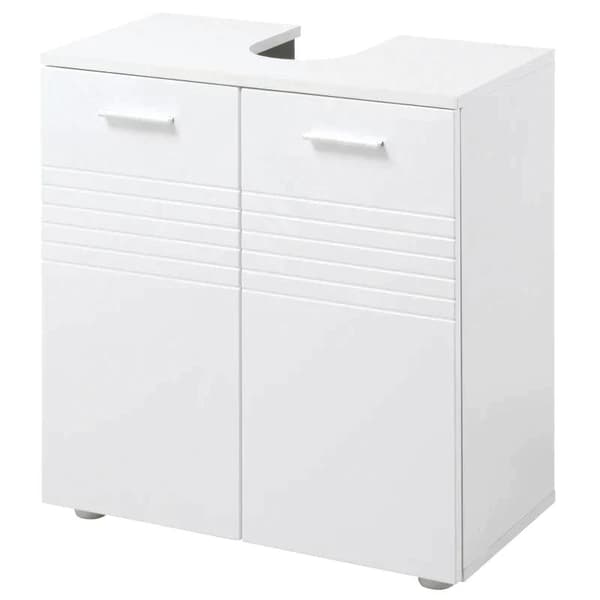 Rootz Underdel - Underdel - Badrumsskåp - Diskbänksskåp - Underdel med justerbar hylla - 60 cm x 30 cm x 62,5 cm