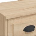 Miniatyrbild 7 av 11: vidaXL Sminkbord med LED-lampor sonoma-ek 90x42x132,5 cm