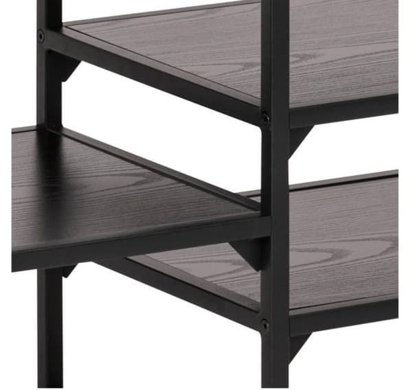 TV-bord SEAFORD 120x33xH46cm, svart