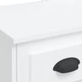 Pikkukuva 8 / 10: Peilipöytä LED-valoilla valkoinen 90x42x132,5 cm