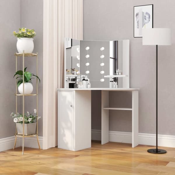 toiletbord til hjørne med LED hvid