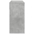 Miniatyrbillede 5 af 11: vidaXL makeupbord med spejl 80x39x80 cm betongrå