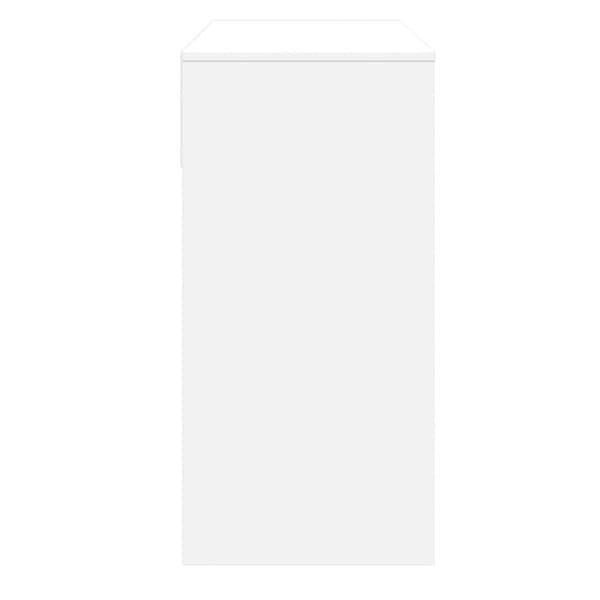 vidaXL Sminkbord med spegel vit 80x39x80 cm