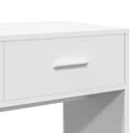 Miniatyrbild 7 av 11: vidaXL Sminkbord med spegel vit 80x39x80 cm
