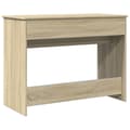 Miniatyrbild 6 av 11: vidaXL Sminkbord med spegel sonoma-ek 100x45x76 cm