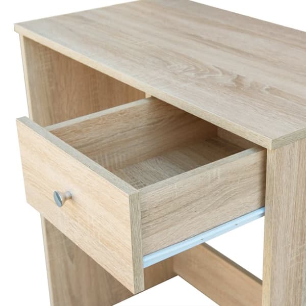 vidaXL sminkebord spånplade 75 x 40 x 141 cm egetræ -  Sminkebord