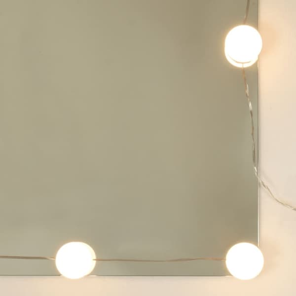 vidaXL Spegelskåp med LED sonoma-ek 86,5x35x136 cm - Toalettbord