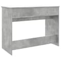 Miniatyrbild 8 av 11: vidaXL Sminkbord med spegel betonggrå 100x45x76 cm -  Toalettbord