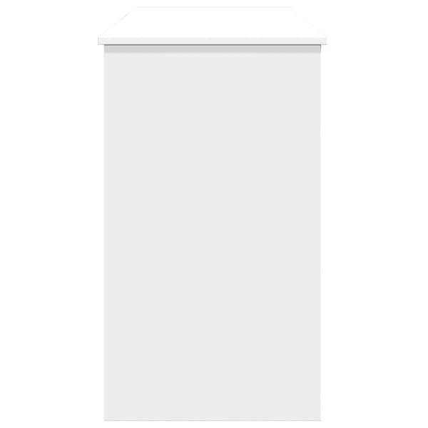 vidaXL Sminkbord med spegel vit 100x45x76 cm - Toalettbord