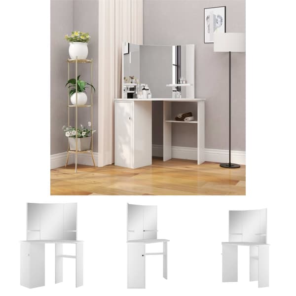 The Living Store toiletbord hjørnebord -  Sminkebord