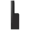 Miniatyrbild 5 av 8: The Living Store Sminkbord med LED-belysning 100x40x135 cm MDF svart glänsande -  Toalettbord