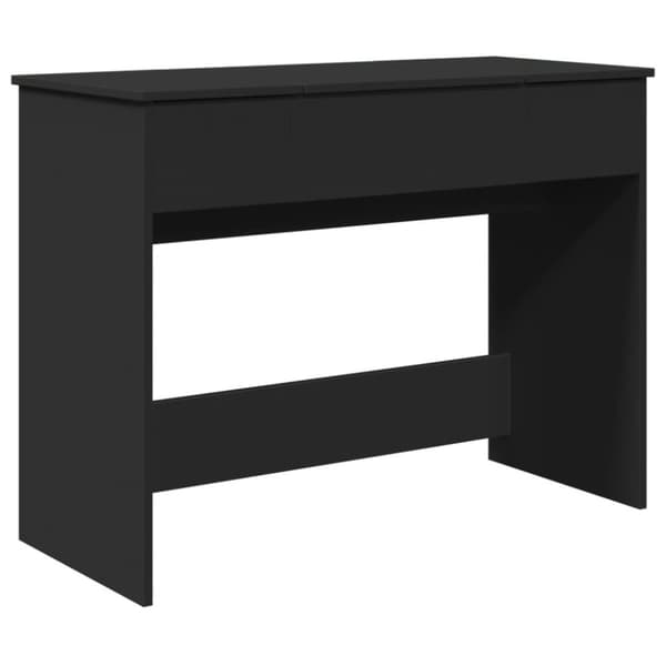 The Living Store Peilipöytä musta 100x45x76 cm - Makuuhuoneen kampauspöydät