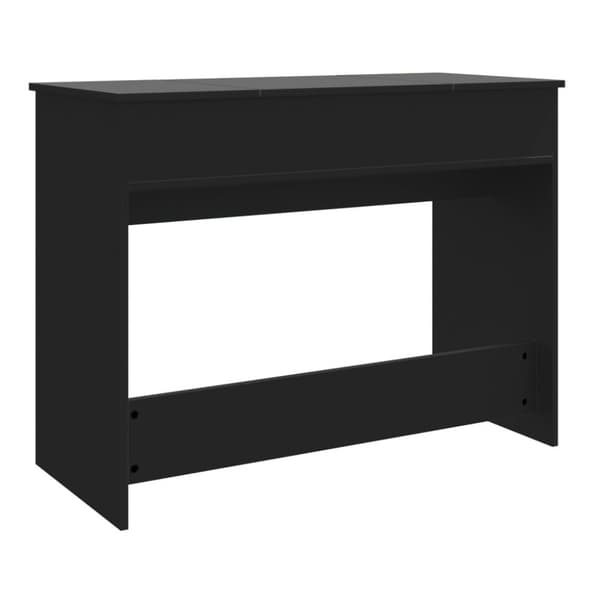 The Living Store Peilipöytä musta 100x45x76 cm - Makuuhuoneen kampauspöydät