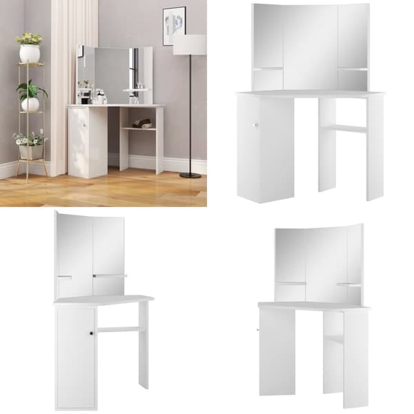 Sminkbord hörn vit - Sminkbord - Smink Bord - Home & Living