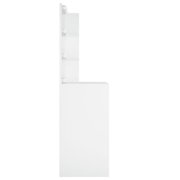 Sminkbord med LED vit 60x40x140 cm - Sminkbord - Toalettbord - Home & Living