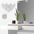 Miniatyrbild 6 av 6: Vicco Emma sminkbord, Vit, 120 cm med LED-belysning