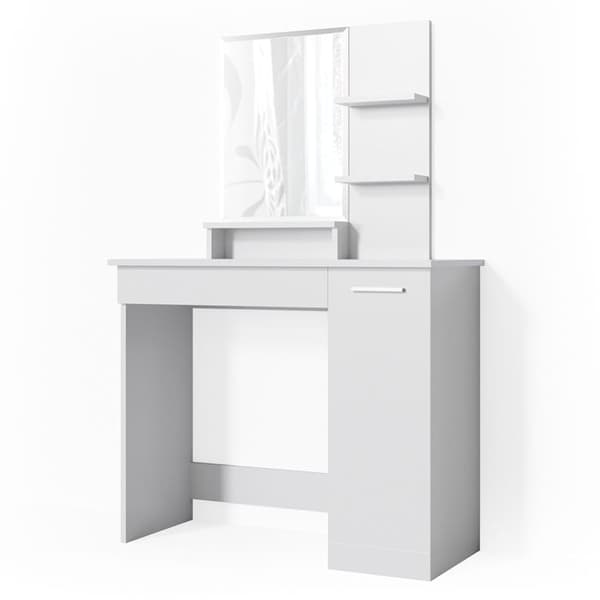 Vicco Julia sminkbord, Vit, 90 cm