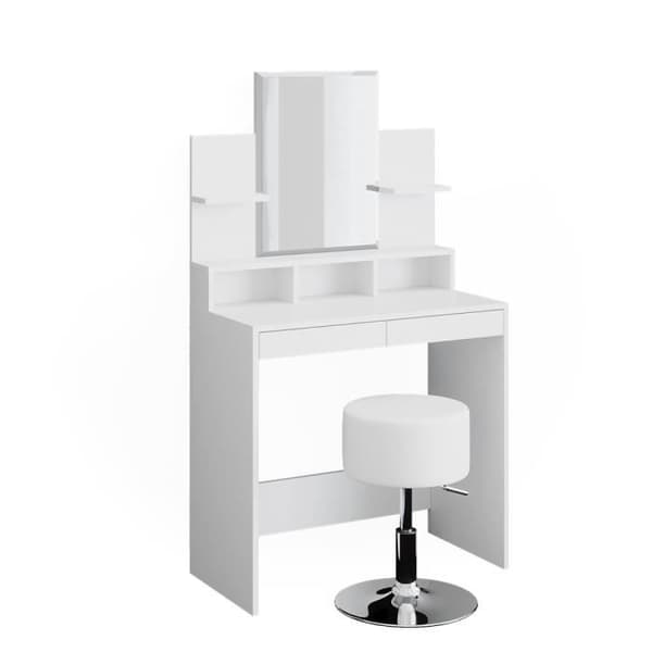 VICCO Ania sminkbord vit + pall