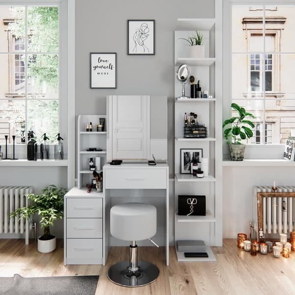 Vicco Conrada sminkbord, sminkbord, sminkbyrå + pall