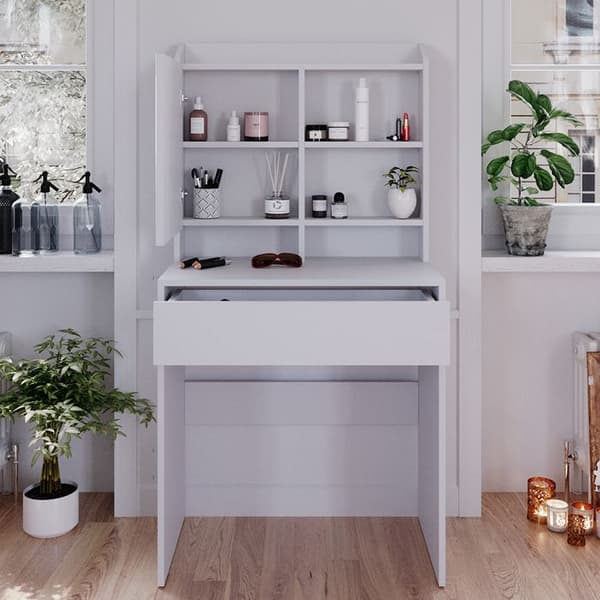 Vicco Laura sminkbord, Vit, 70 cm