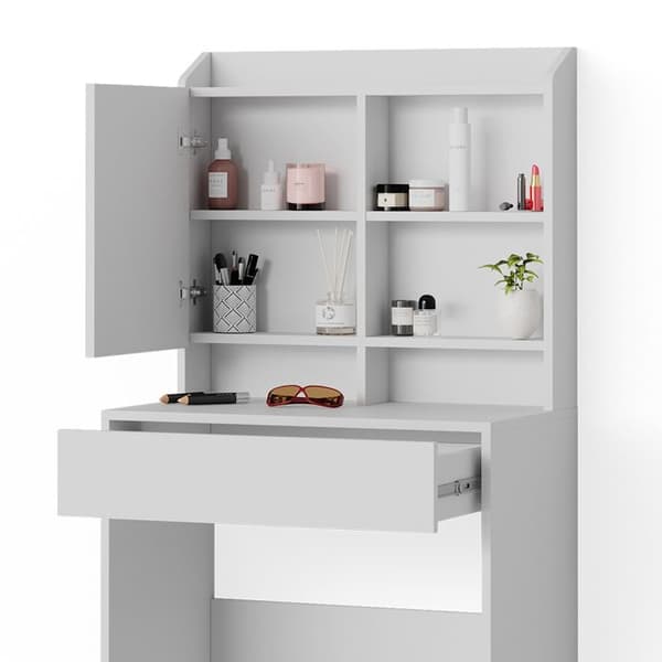 Vicco Laura sminkbord, Vit, 70 cm