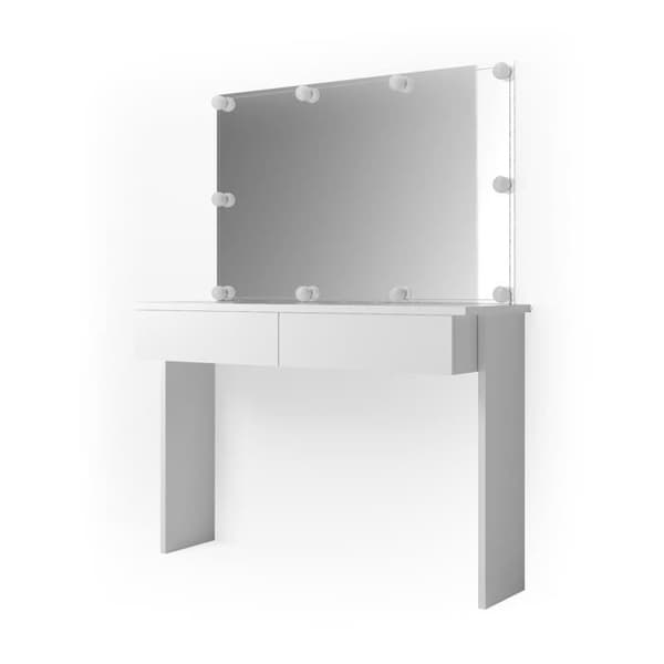 Vicco Azur sminkbord blankvit med LED