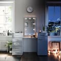 Miniatyrbild 4 av 6: Vicco Zoe sminkbord, Vit, 140 cm med LED-belysning