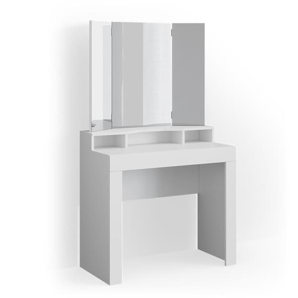 Vicco Nora sminkbord, Vit, 90 cm