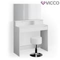 Miniatyrbild 2 av 4: Vicco Ruben sminkbord vitt med pall