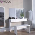 Miniatyrbild 4 av 4: VICCO Azur Vit sminkbord