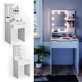 Miniatyrbild 2 av 6: Vicco Ruben sminkbord, Vit, 60 cm med LED-belysning