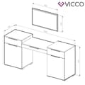 Miniatyrbild 3 av 4: VICCO sminkbord Lilli White