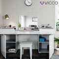Miniatyrbild 4 av 4: VICCO sminkbord Lilli White