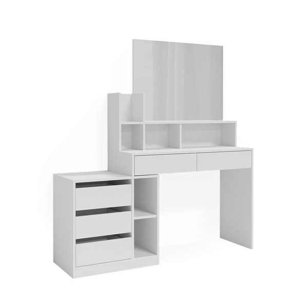 Vicco Anja sminkbord, Vit, 139,8 cm