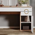 Miniatyrbild 5 av 6: Vicco Adela sminkbord, Vit, 115 cm med LED-belysning
