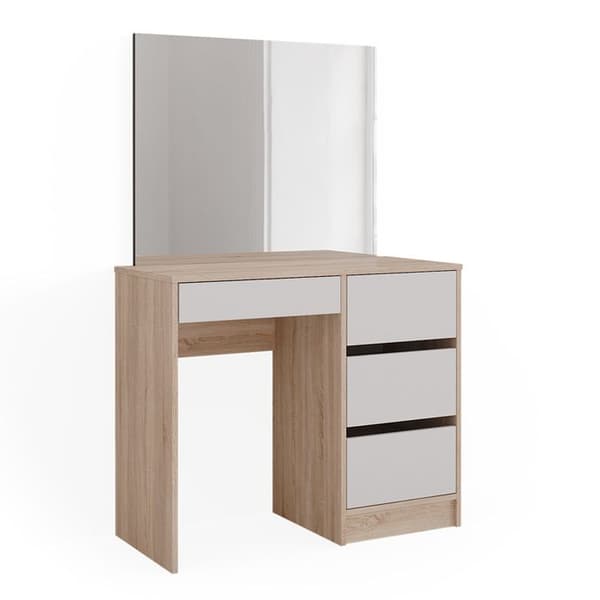 Vicco Sherry sminkbord, Sonoma, 90 cm med spegel