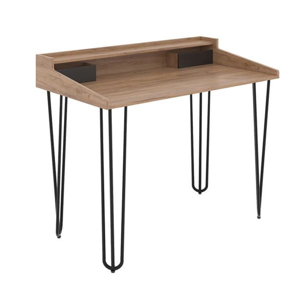 Sannar sminkbord, 110 cm med lådor, Ek, Vicco