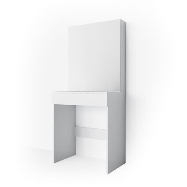Melle Sminkbord, 68 cm, Vit, Vicco