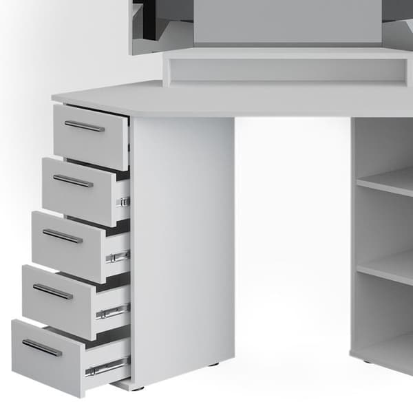 Vicco Sofia sminkbord, Vit, 128 cm
