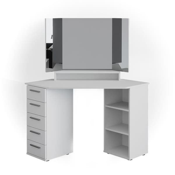 Vicco Sofia sminkbord, Vit, 128 cm