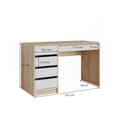 Miniatyrbild 3 av 6: Vicco Sherry sminkbord, Vit/Sonoma, 120 cm