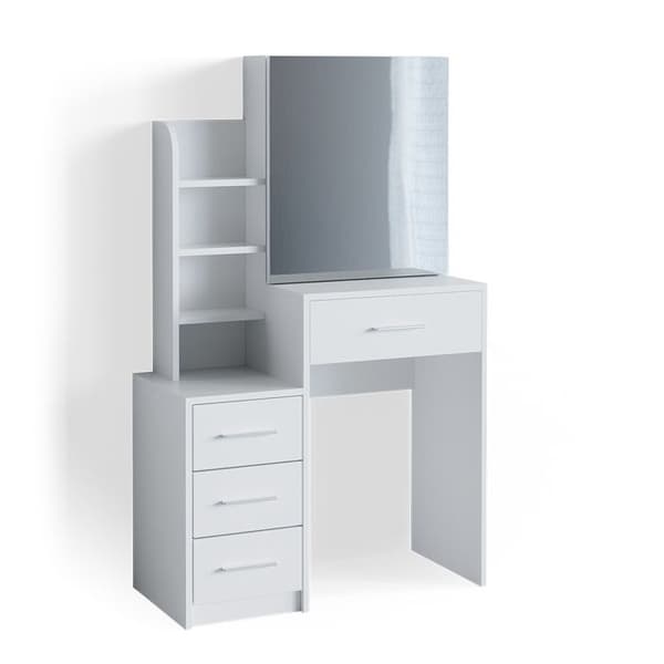Vicco Conrada sminkbord, Vit, 80 cm