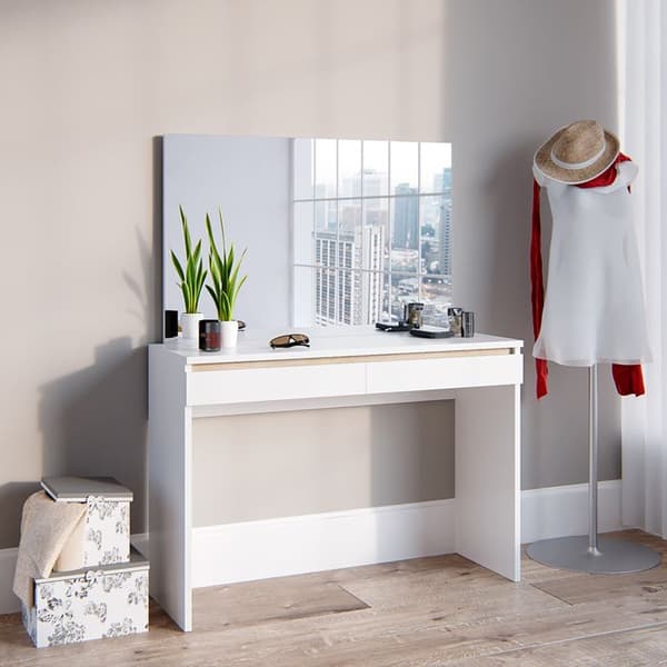 Emma sminkbord, 120 cm utan spegel, Vit, Vicco