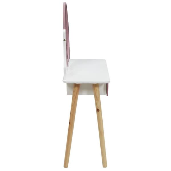 Coiffeuse Barn "madame Prinsessa" 108cm Rosa - Paris Pris