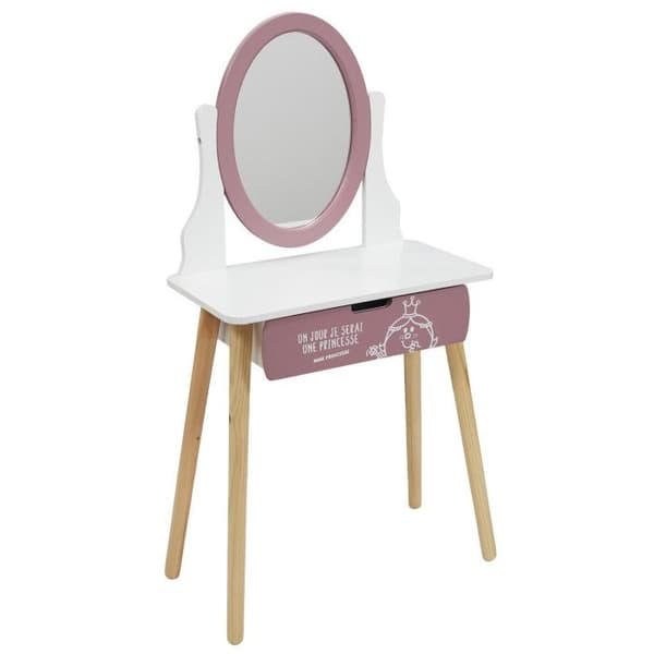 Coiffeuse Barn "madame Prinsessa" 108cm Rosa - Paris Pris