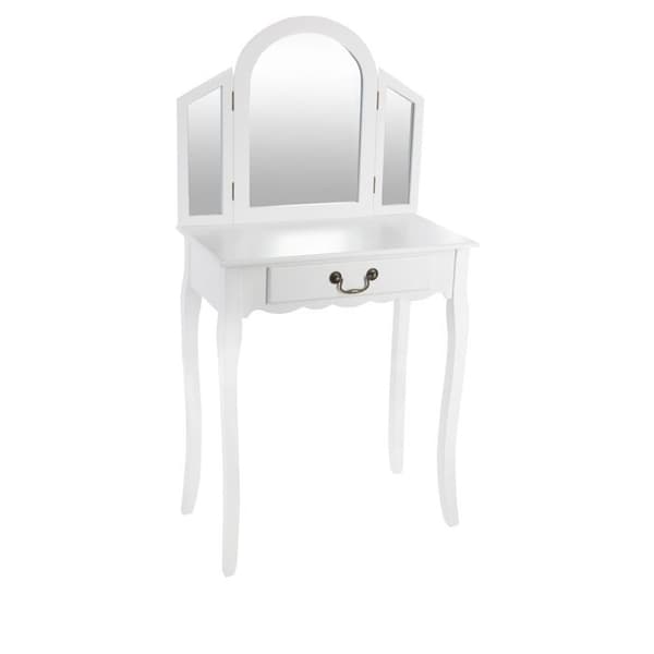 Atmosphera - Coiffeuse Aurell - L. 65 x H. 128 cm - Vit