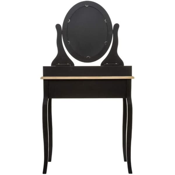 Coiffeuse med låda Chrysa Svart H 136 cm17