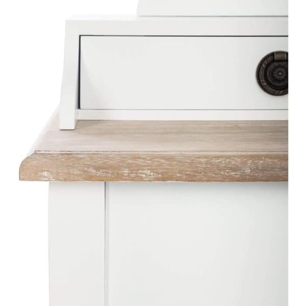 AC-Déco Coiffeuse 3 lådor - Chrysa - L 74 x b 40 x H 135 cm - Vit373