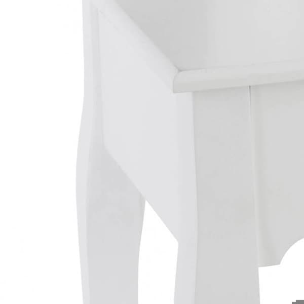 Sminkbord - AC-DÉCO - Aurell - Vit - 1 låda - 3 speglar